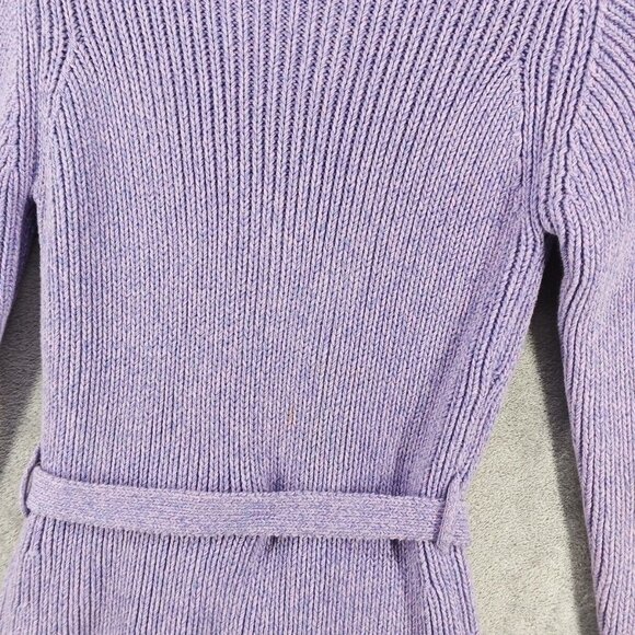 GAP Sweater Cardigan Size XXL(14-16) Button Closure Lavender Knit Fall Winter - Picture 12 of 12